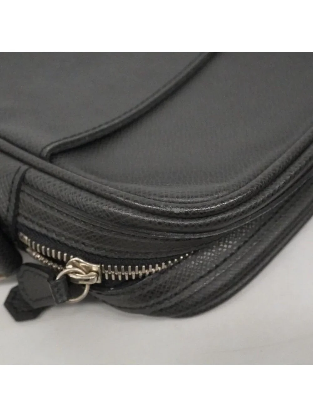 Louis Vuitton Shoulder Bag Taiga Dimitri Ardoise
